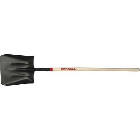 UNION TOOLS Coal and Street Shovel, 1312 in W Blade, 1412 in L Blade, Steel Blade, Straight Handle 54246